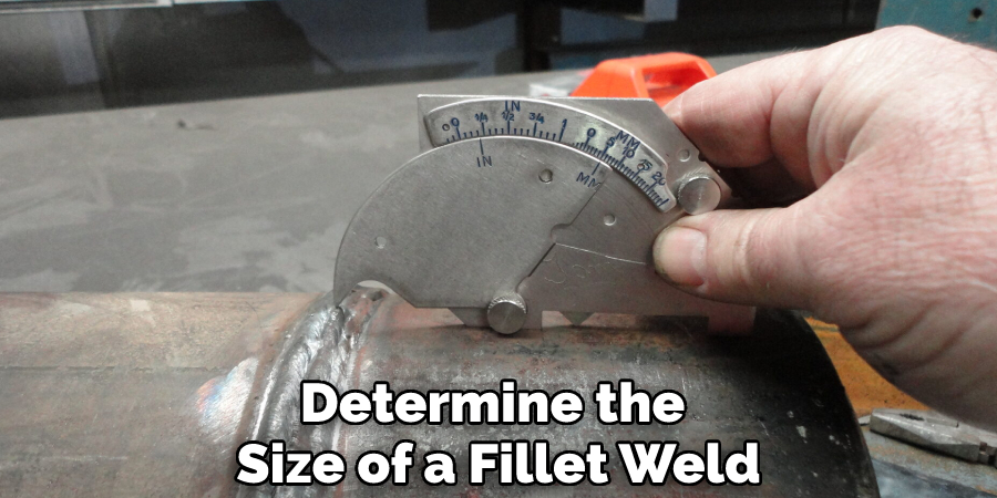 Determine the Size of a Fillet Weld