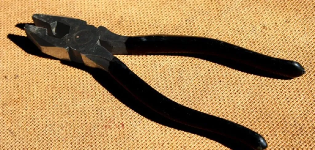 How to Sharpen Linesman Pliers