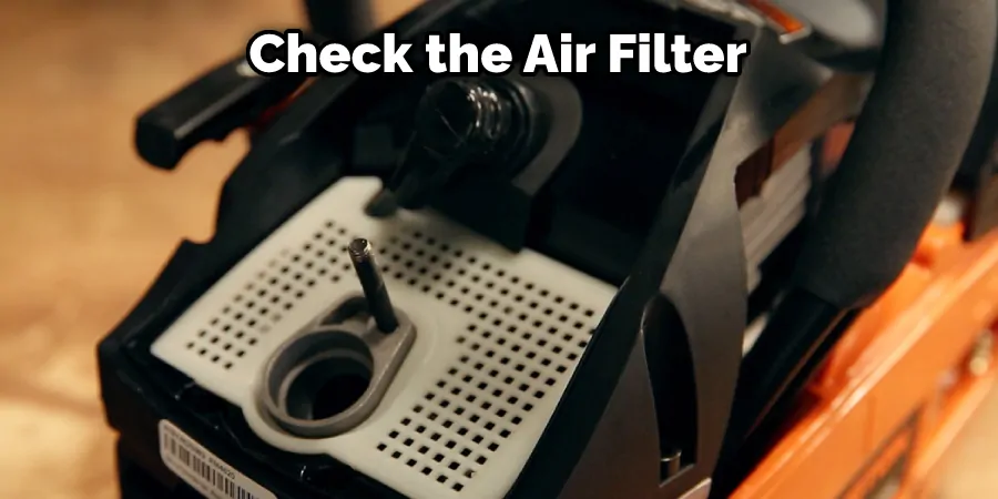 Check the Air Filter