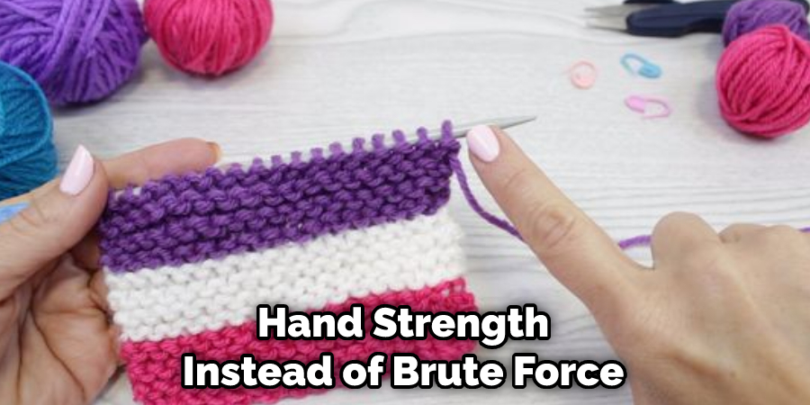 Hand Strength Instead of Brute Force