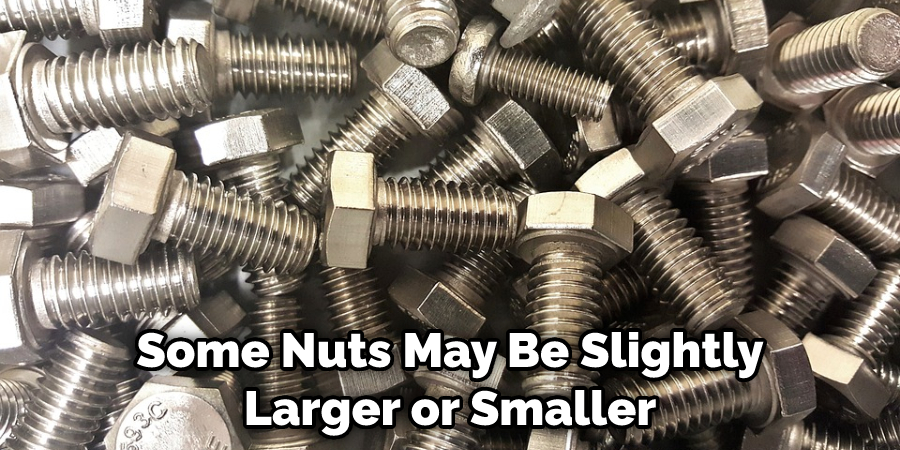 Some Nuts May Be Slightly Larger or Smaller