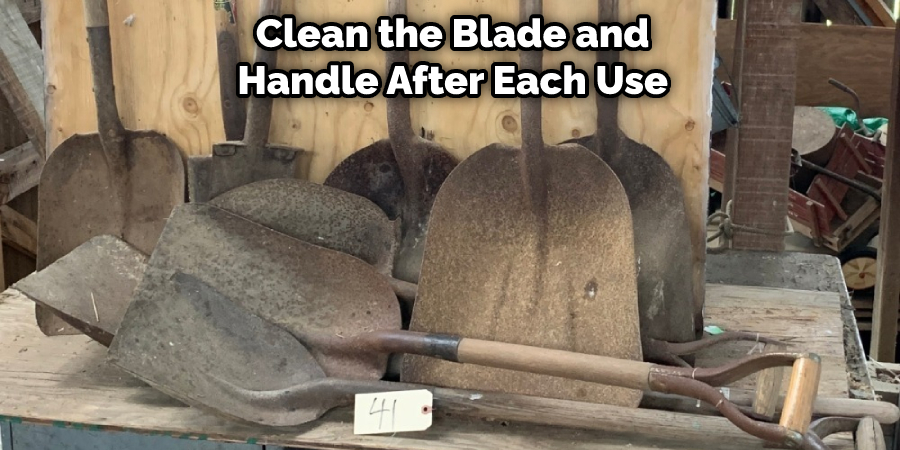 Clean the Blade and Handle After Each Use