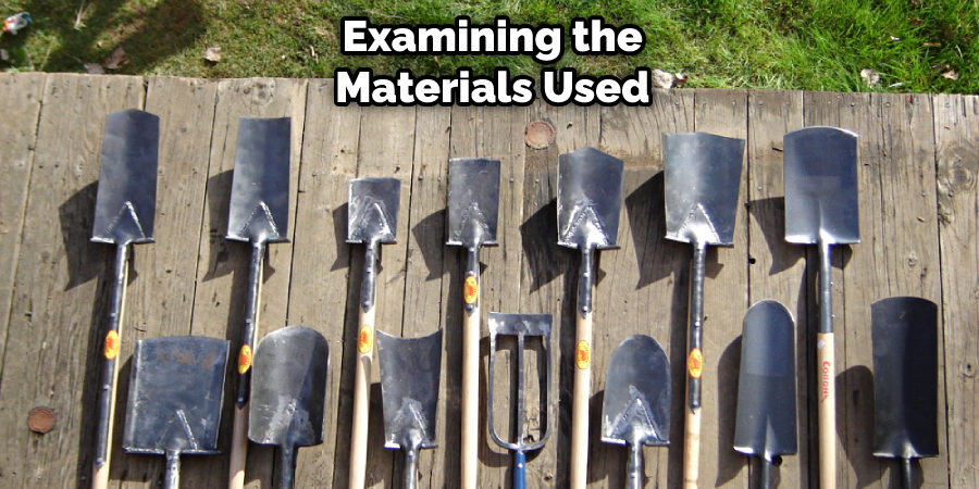 Examining the Materials Used
