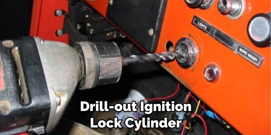 Drill-out Ignition Lock Cylinder