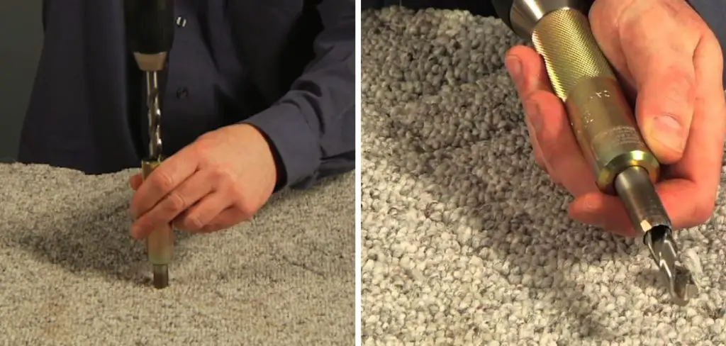 How to Drill Through Carpet