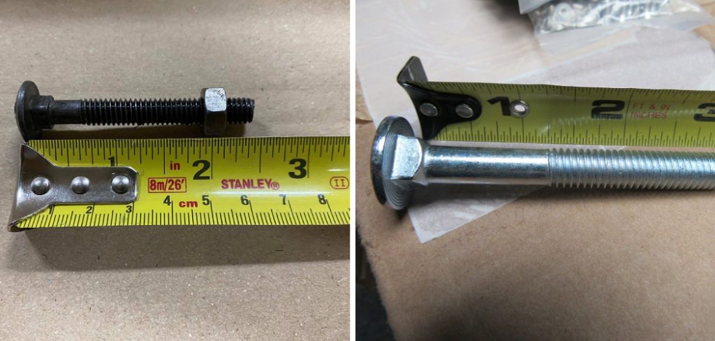 How to Measure a Carriage Bolt