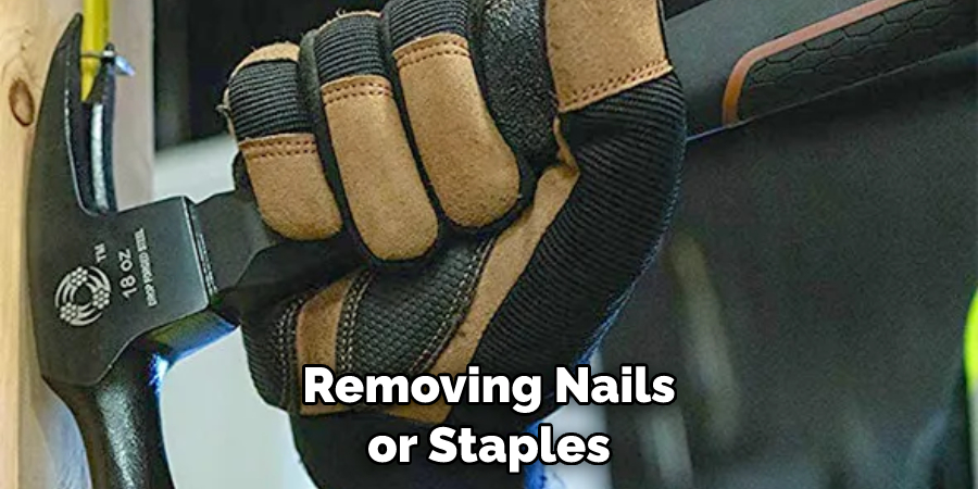 Removing Nails or Staples
