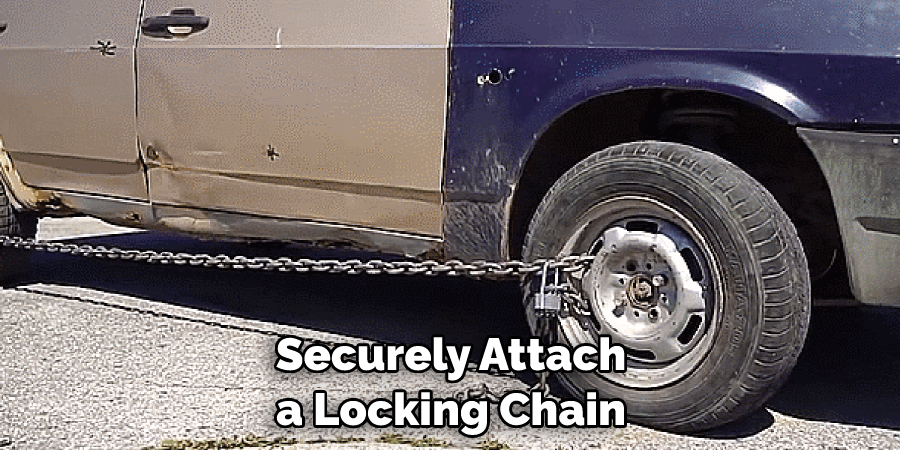 Securely Attach a Locking Chain