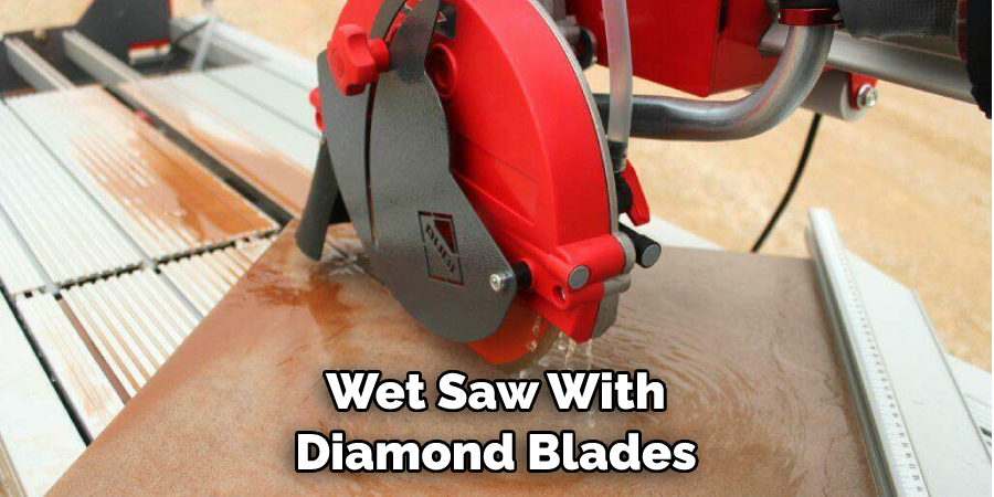Wet Saw With Diamond Blades