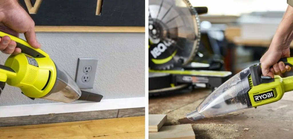 How to Empty Ryobi Hand Vacuum
