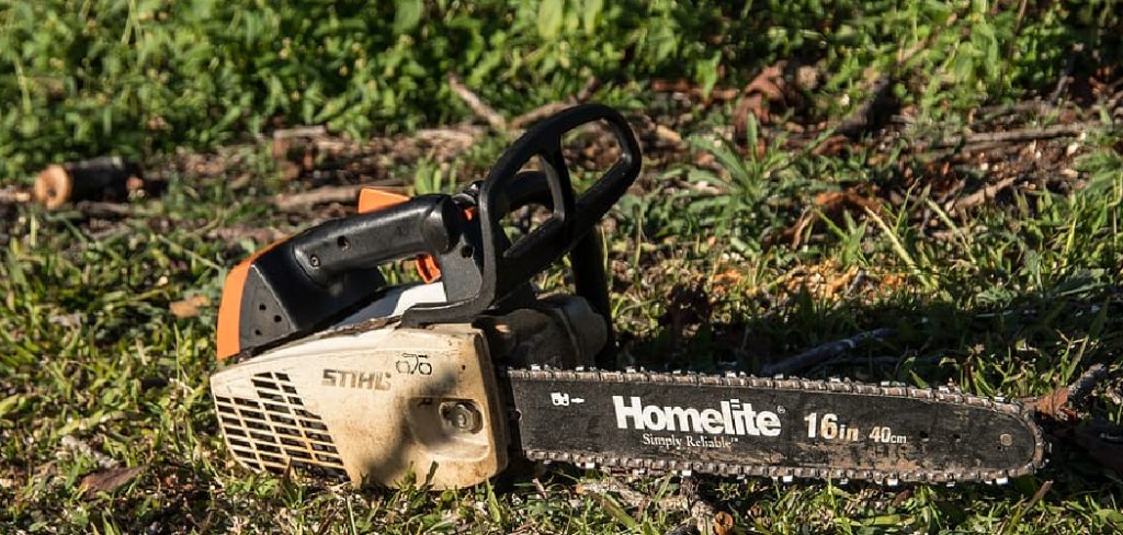 How to Put a Chain Back on an Electric Chainsaw