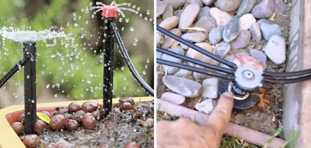 How to Convert Sprinkler to Drip