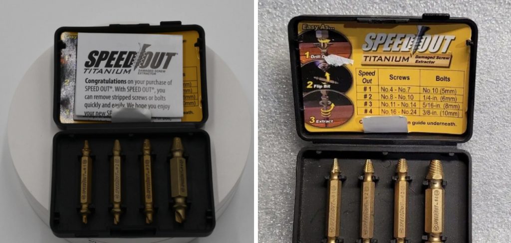 How to Use Speedout Screw Extractor