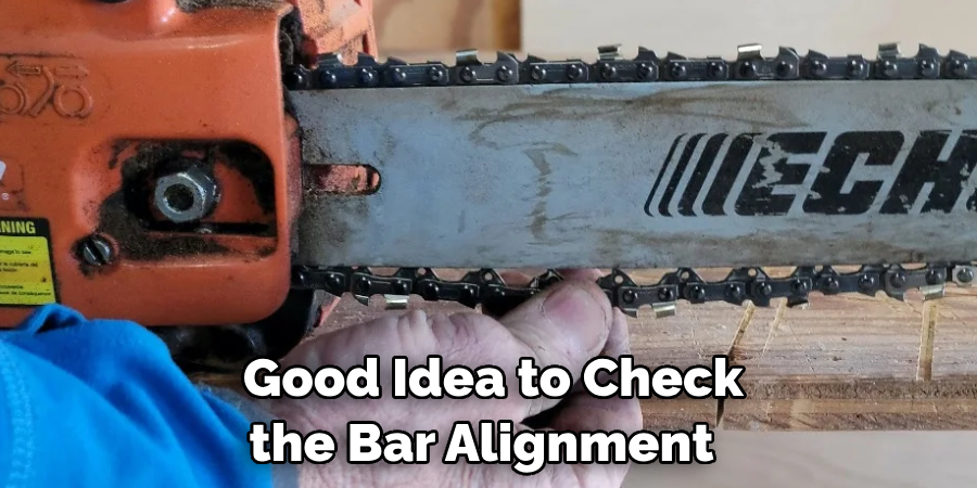 Good Idea to Check the Bar Alignment