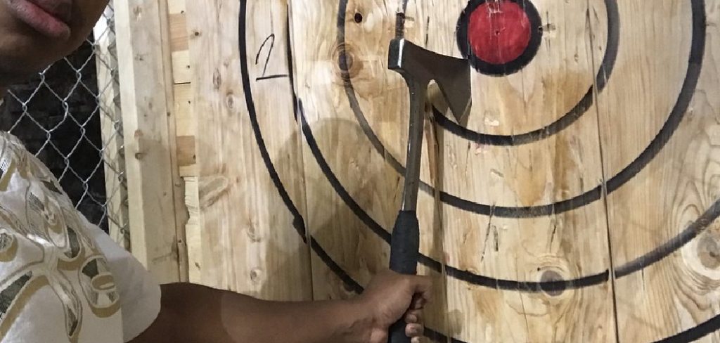 How to Make an Axe Throwing Target
