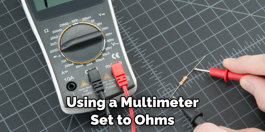 Using a Multimeter Set to Ohms