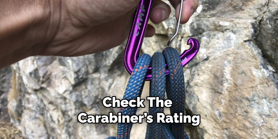 Check the Carabiner’s Rating