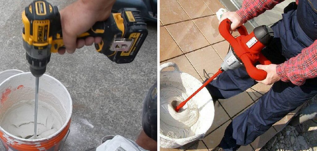 How to Mix Thinset Without a Drill