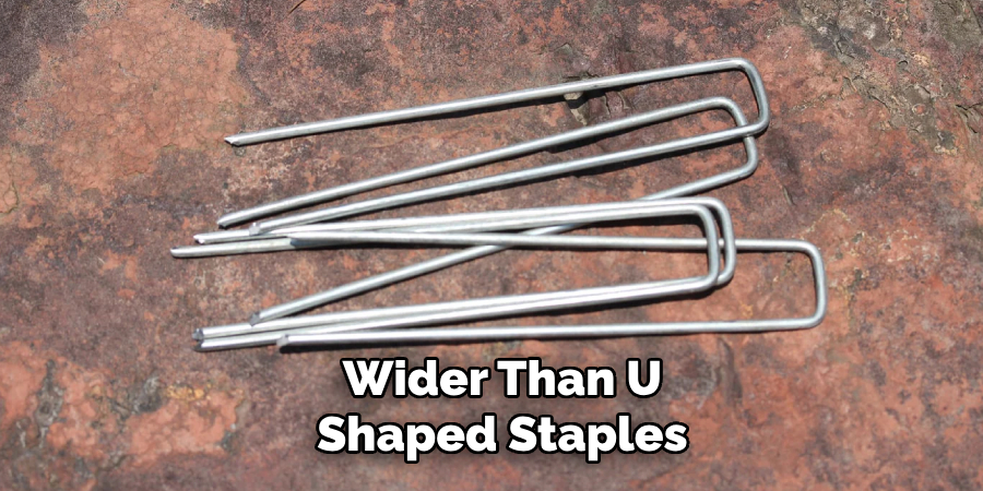 Wider Than U-shaped Staples