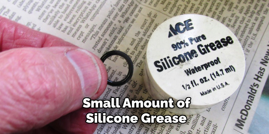 Small Amount of Silicone Grease