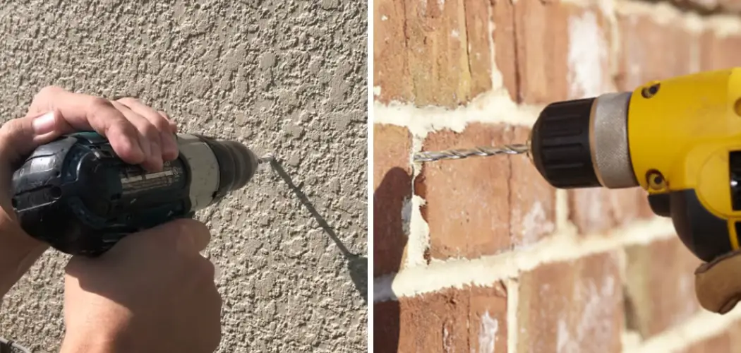 How to Drill Into Stucco Without Cracking