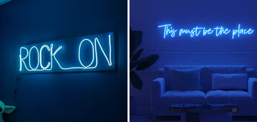 How to Hang a Neon Sign without Drilling