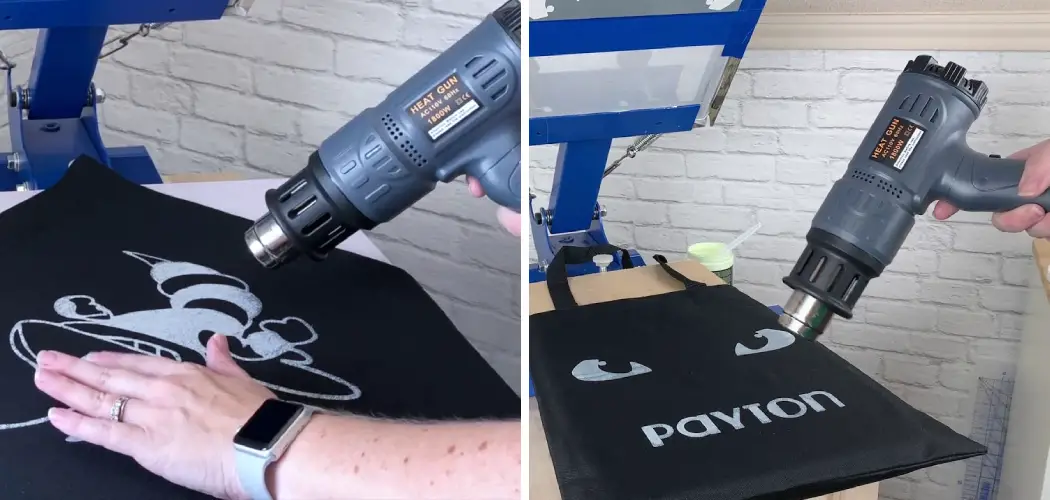 How to Cure Water Based Ink with Heat Gun