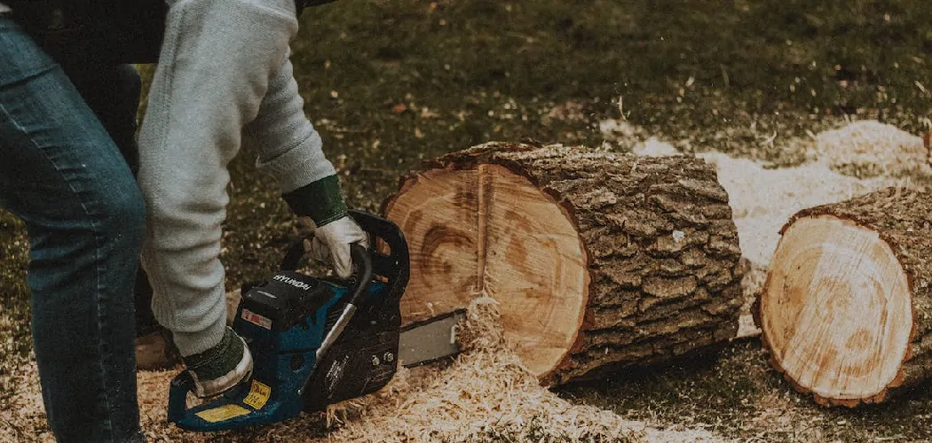 How to Hollow Out a Stump With a Chainsaw