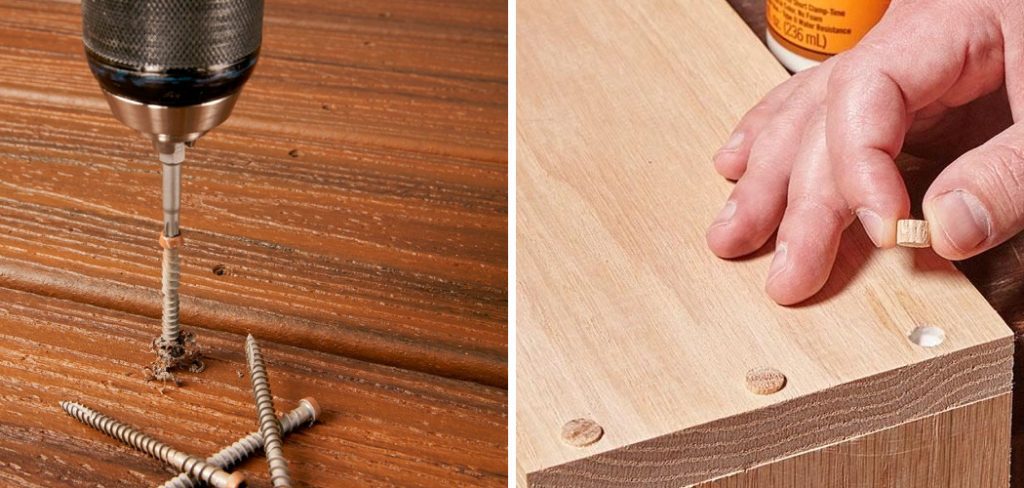 How to Remove Deck Screws Filled With Paint