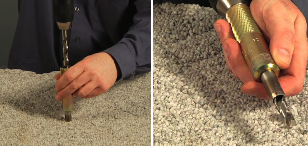 How to Drill Through Carpet
