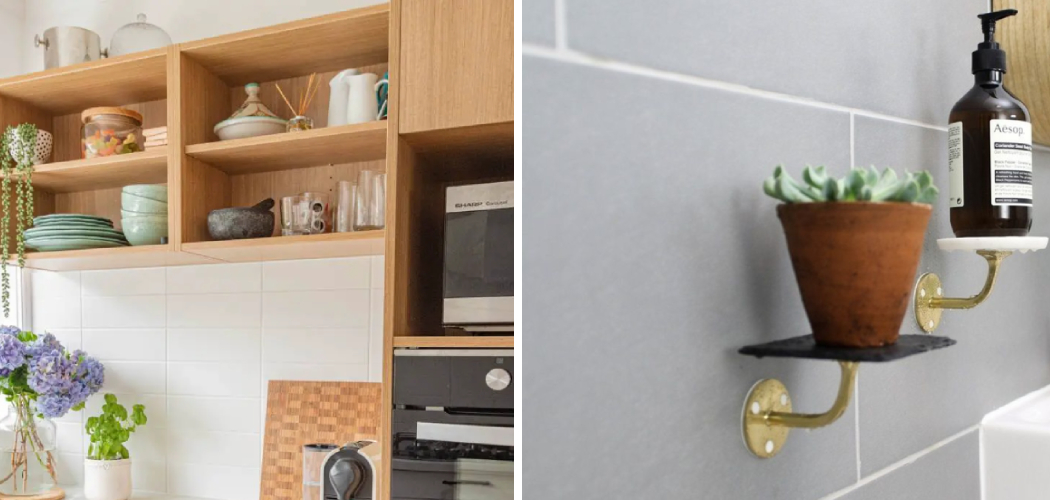 How to Hang a Shelf on Tile Without Drilling