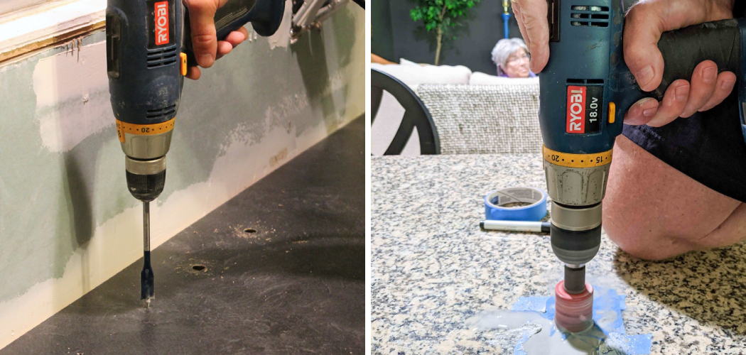 How to Drill Into Corian Countertops