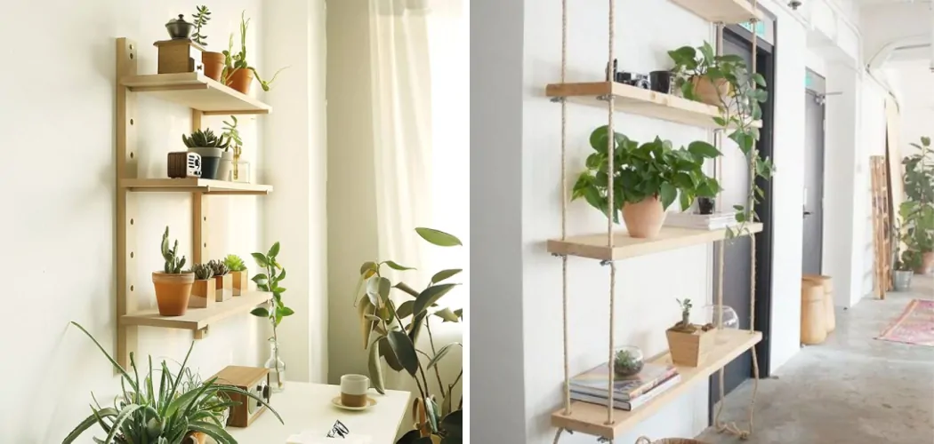 How to Put Shelves on a Concrete Wall Without Drilling