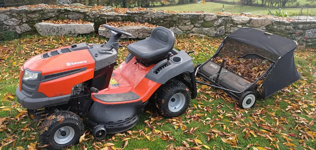 How to Pick Up Leaves With Riding Mower