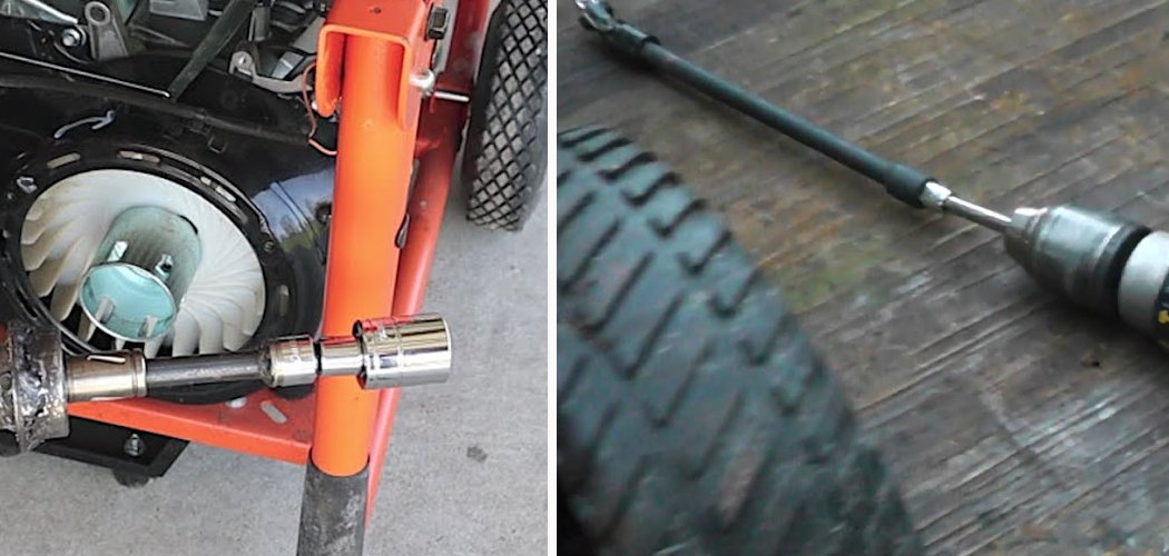 How to Start a Pull Start Engine with a Drill